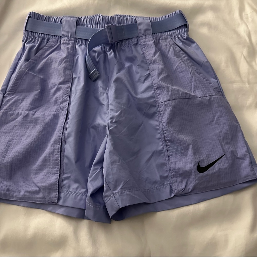 Violet Nike Shorts With Belt
